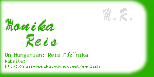 monika reis business card